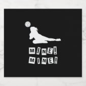 Volleybalspeler | Volleybalmijn Bier Etiket (Enkel label)