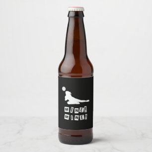 Volleybalspeler   Volleybalmijn Bier Etiket