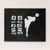 Volleybalspeler | Volleybalmijn Legpuzzel (Horizontaal)