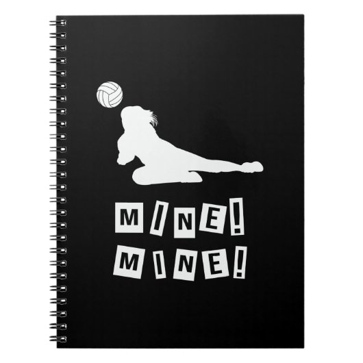 Volleybalspeler | Volleybalmijn Notitieboek (Voorkant)