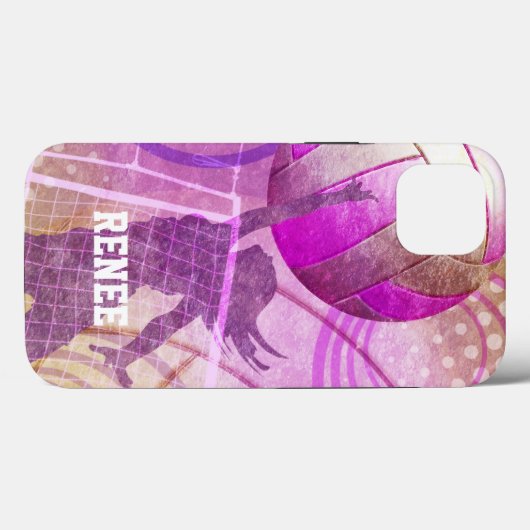 Volleybalspeler voor vrouwen Case-Mate iPhone case (Achterkant (horizontaal))