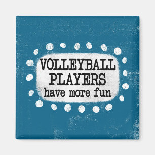Volleybalspelers hebben meer leuke magneet