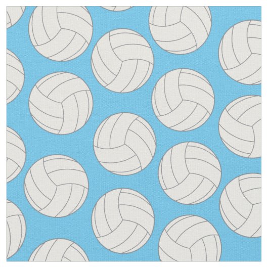 Volleybalsport blauw stof (Close Up)