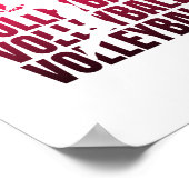 Volleybalsport | Cadeaubonnen van Coach Team Playe Poster (Hoek)