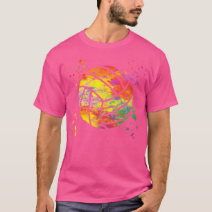 Volleybalster Colorsplash Meisjes Beachvolleybal T-shirt