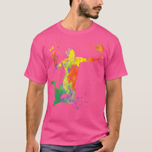 Volleybalster Colorsplash Meisjes Beachvolleybal T-shirt