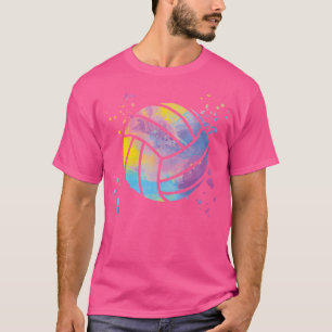 Volleybalster Colorsplash Meisjes Beachvolleybal T-shirt
