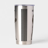 Volleybalster Meisje, Sport Meisje Geïsoleerde Drinkbeker (Links)