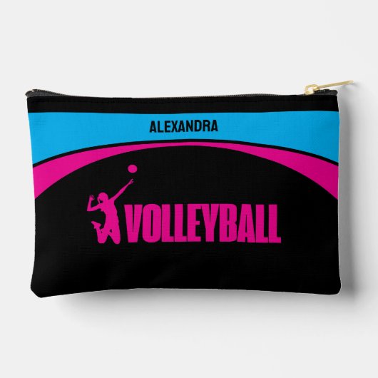 Volleybalster, Volleybal Meisje Verjaardag Etui (Achterkant)