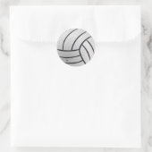 VolleybalStickers Ronde Sticker (Tas)