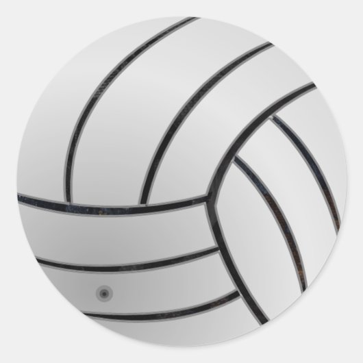 VolleybalStickers Ronde Sticker (Voorkant)