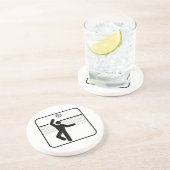 Volleybalsymbool Onderzetter (Zijkant)