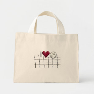 Volleybaltas Mini Tote Bag