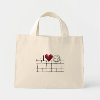 Volleybaltas Mini Tote Bag