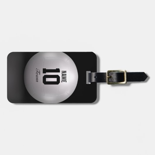 Volleybalteam Bagagelabel (Voorkant horizontaal)