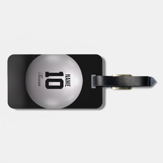 Volleybalteam Bagagelabel (Achterkant horizontaal)