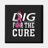 Volleybalteam Borstkanker Magneet (Voorkant)