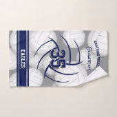 Volleybalteam en atletennaam handdoek (Handdoek)