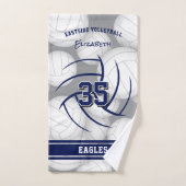 Volleybalteam en atletennaam handdoek (Handdoek)