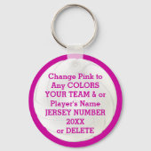 VolleybalTEAM, NAAM, JAAR, NUMMER Sleutelhangers (Voorkant)