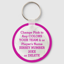 VolleybalTEAM, NAAM, JAAR, NUMMER Sleutelhangers