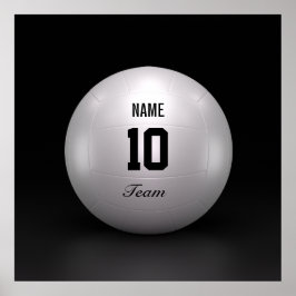 Volleybalteam Poster