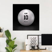 Volleybalteam Poster (Thuiskantoor)