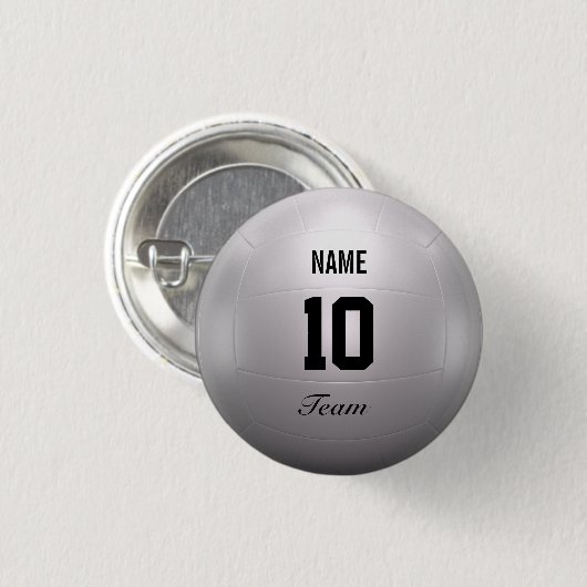 Volleybalteam Ronde Button 3,2 Cm (Voorkant /achterkant)