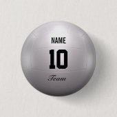Volleybalteam Ronde Button 3,2 Cm (Voorkant)