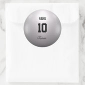 Volleybalteam Ronde Sticker (Tas)