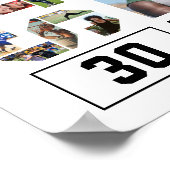 Volleybalteam Senior Afstuderen Fotocollage Poster (Hoek)