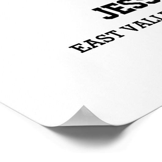 Volleybalteam Senior Afstuderen Fotocollage Poster (Hoek)