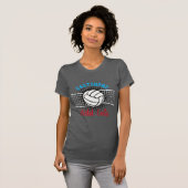 Volleybalteam Spirit Shirten T-shirt (Voorkant volledig)