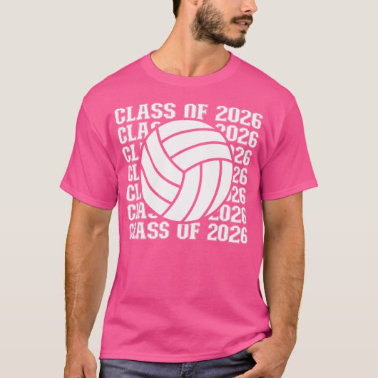 Volleybalteam van 2026 Volleybal T-shirt (Voorkant)