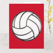 Volleybalteam wordt snel goed teamgenoot of coach kaart (Gele Bloem)