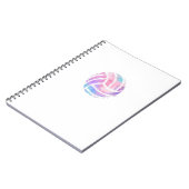 Volleybalteamzoekers beach Volleybalspeler Notitieboek (Linkerzijde)