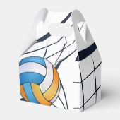 Volleybalthema Birthday Bedankdoosjes (Achterkant)