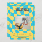 volleybaltoernooi kaart (Voorkant / Achterkant)