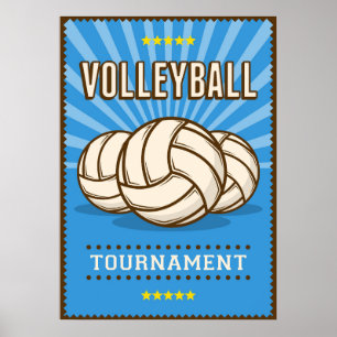  volleybaltoernooi poster