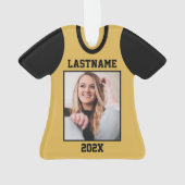 Volleybaltrui met foto- en kleuroptie ornament (achterkant)