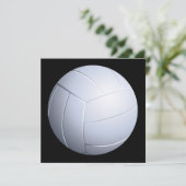 Volleybaluitnodiging Kaart (Staand voorkant)