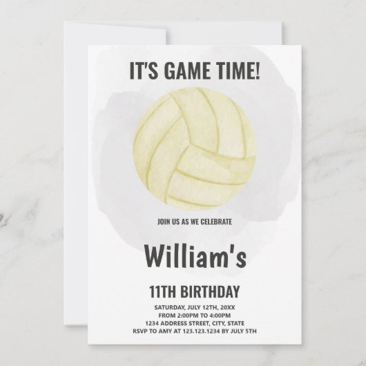 Volleybaluitvindingen Kaart (Voorkant)