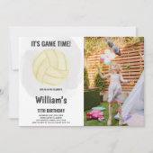 Volleybaluitvindingen met foto kaart (Voorkant)