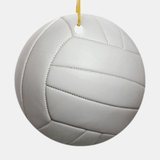Volleybalversiering Keramisch Ornament (Achterkant)