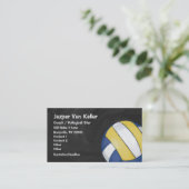 VolleybalVisitekaartje Visitekaartje (Staand voorkant)
