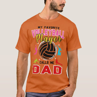Volleybalvolleybalspeler T-shirt