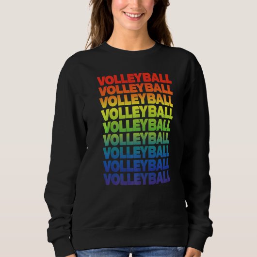Volleybalvolleybalspeler Trui (Voorkant)