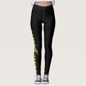 volleybalvrouwen op maat voor meisjes leggings (Voorkant)