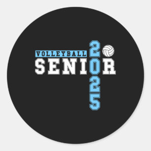 Volleybyll Senior Night Volleybyll Senior 2025 GRA Ronde Sticker