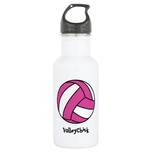 VolleyChick (aanpasbaar) Waterfles (Voorkant)